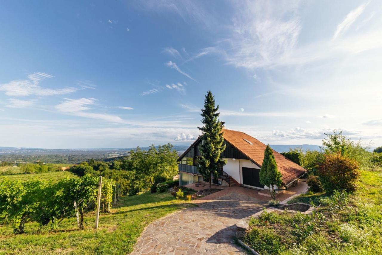 Cosy Hill Home Rucman With A Breathtaking View Zgornja Pohanca 외부 사진